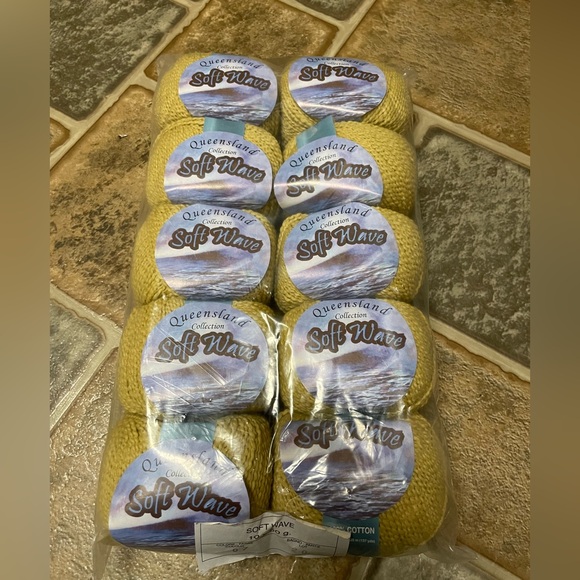 Queensland Collection Other - Queensland Collection Soft Wave Yarn in Yellow